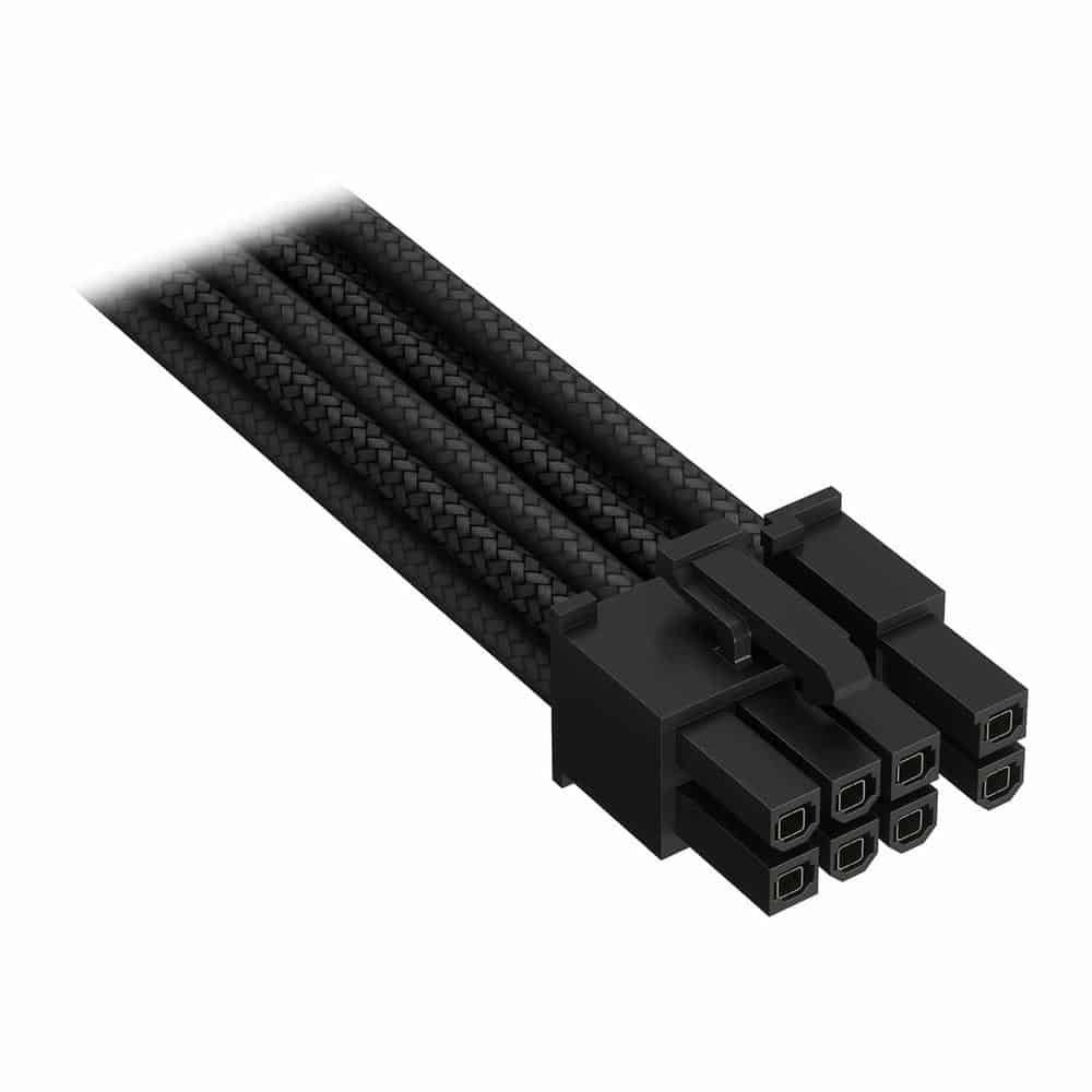 (image for) Corsair Premium Black Individually Sleeved PCIe Single Connector Type-5 PSU Cable